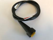 Aspöck kabel med stik 5-pol gul 1,0m OE 66-1544-087