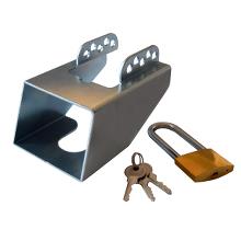 Tyverisikring kasselås lille med hængelås og 3 nøgler