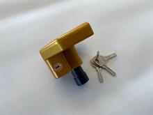 Tyverisikring lås til kuglekobling med 3 nøgler ikke til støbte koblinger