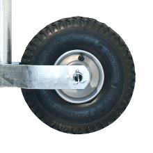 Hjul til støttehjul 260x85 AL-KO lufthjul/stålfælg nav Ø20x88mm